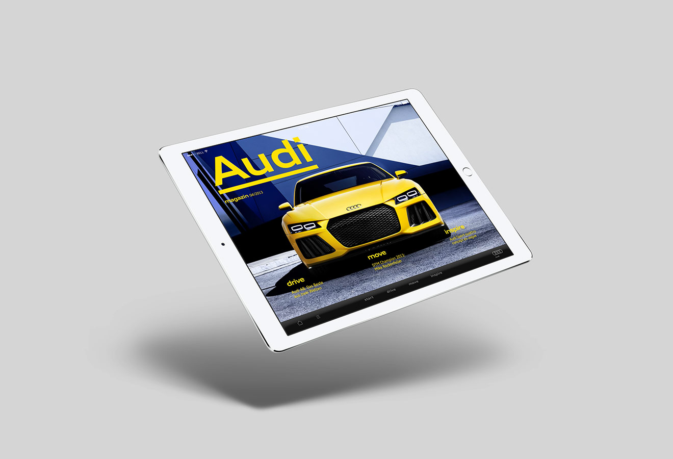Audi iPad Magazine App